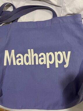 Rare Madhappy Lavender Canvas Logo Tote